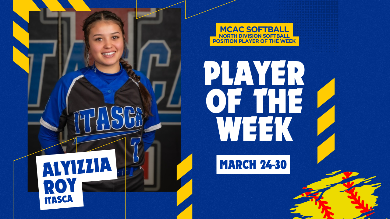 MCAC Softball Athletes of the Week: Alyizzia Roy - Week of March 24-30