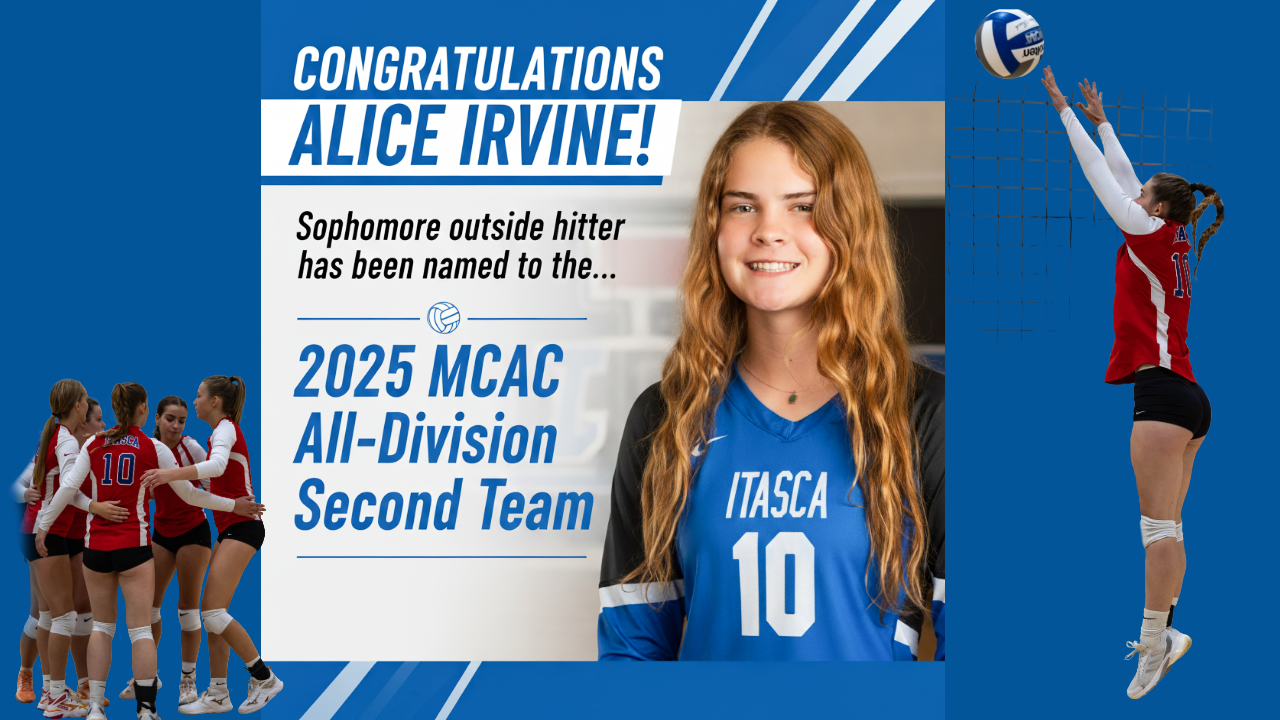 Itasca's Irvine earns 2025 All-Division Team