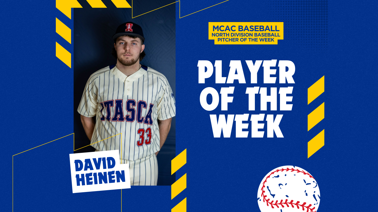MCAC Baseball Athletes of the Week: David Heinen Week of March 10-16
